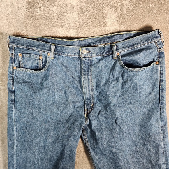 Levi's 550 Jeans Men's 46X30 Straight Relaxed Denim Blue Pre-Owned - Picture 5 of 16